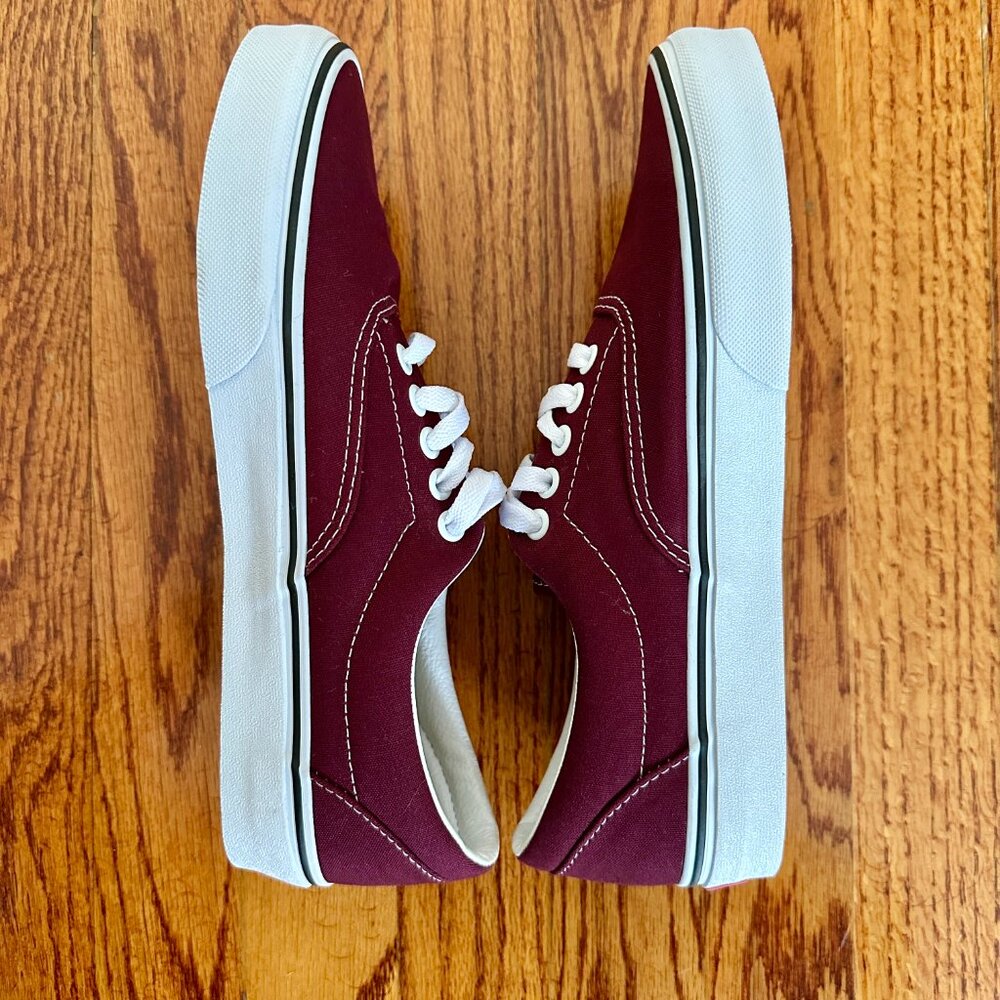 Vans Authentic Shoe Burgundy Size 9.5W/8M - Picture 6 of 7